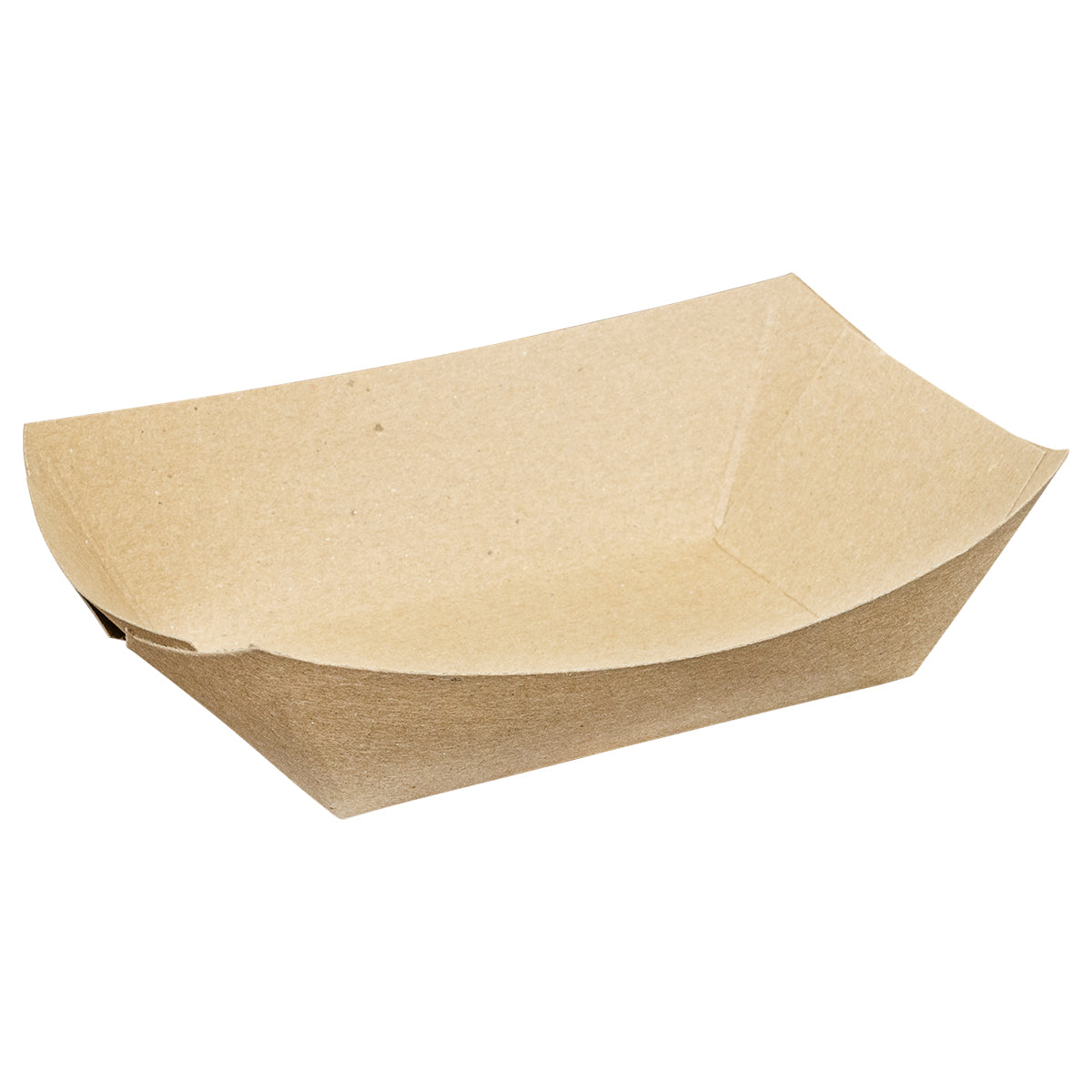 2lb Kraft Compostable Food Tray (Boat)