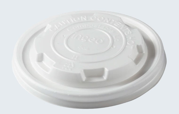8oz CPLA Food Container Lid 1000 Count Case