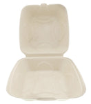 8 x 8 x 2.5in Clamshell - Sugarcane 200 Count Case