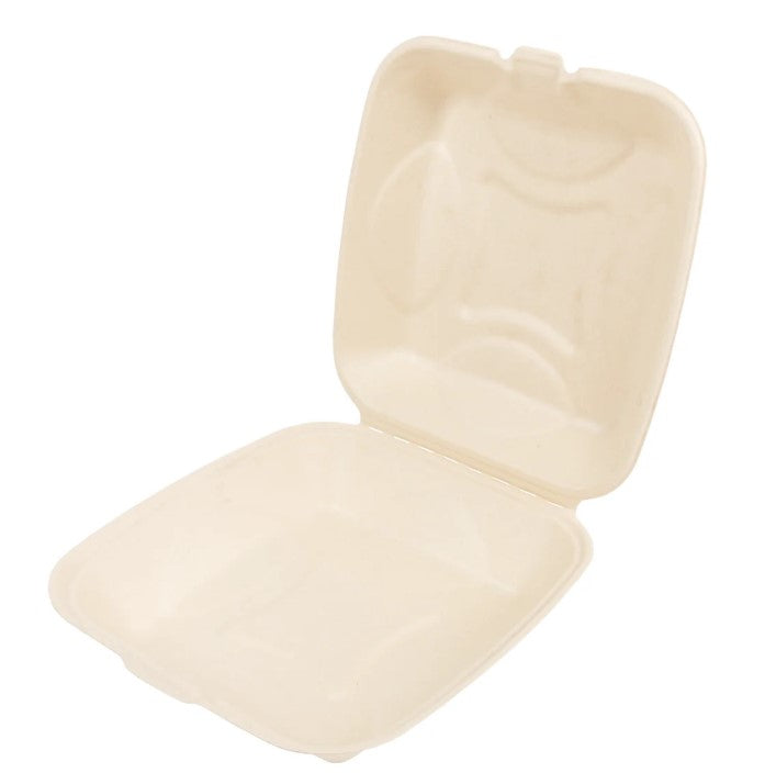 9 x 9 x 3 in Clamshell - Sugarcane 200 Count Case