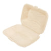 9 x 6 x 3in Clamshell - Sugarcane