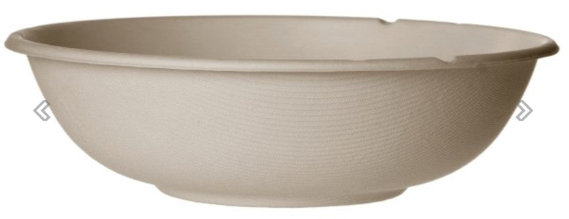 32oz Coupe Bowl, Natural Molded Fiber