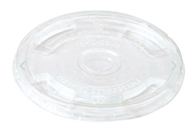 Cold Cup Lid with Straw Hole - 9Q to 24 oz Cold Cups 1000 Count Case