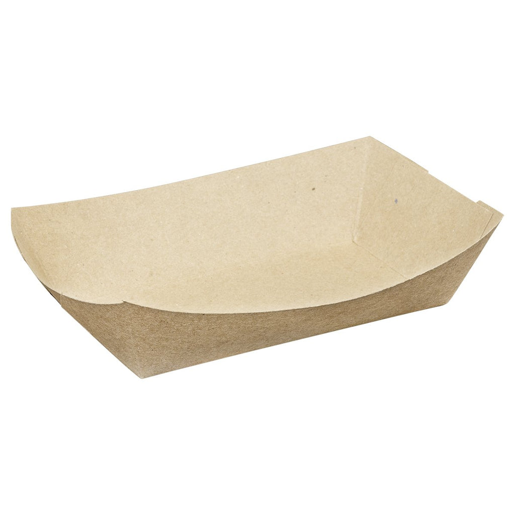 5lb Kraft Compostable Food Tray (Boat)