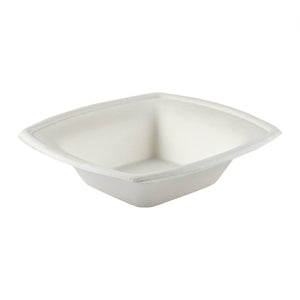 12oz Square Rimmed Bowl Dinnerware - Bagasse Primeware 