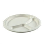 10in 3-Section Round Plate