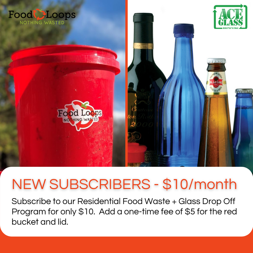 Food Waste + Glass Subscriptions + Food Waste Bucket (one-time)