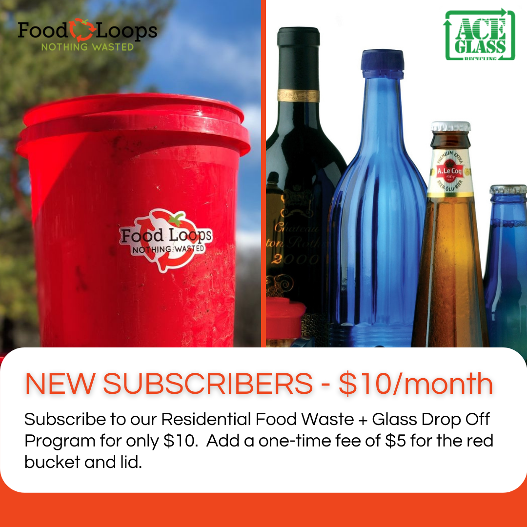 Food Waste + Glass Subscriptions + Food Waste Bucket (one-time) – Food ...